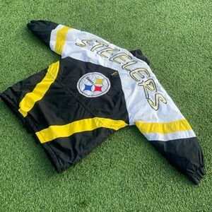 Vintage 90s Pittsburgh Steelers Parka Jacket